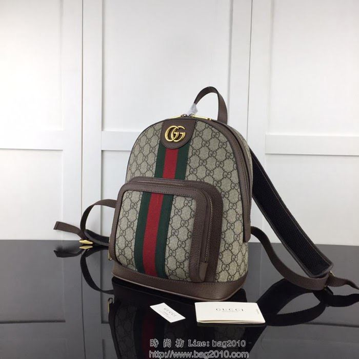 GUCCI古馳 新款 專櫃品質 原單 547965啡 小號雙肩包HY1359